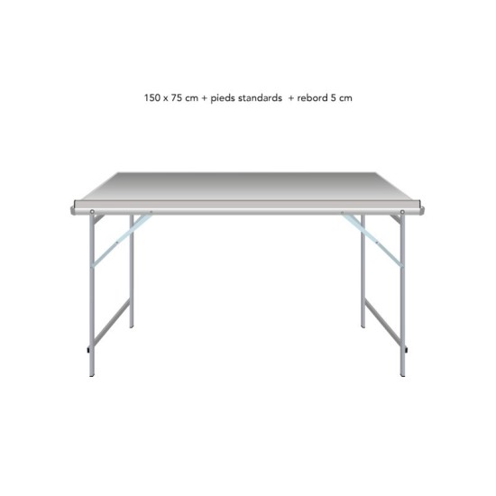 Table droite déclinable – Table de marché primeur | Matériel Forain