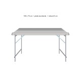 Table droite déclinable – Table de marché primeur | Matériel Forain