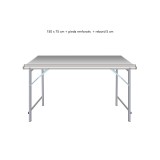 Table droite déclinable – Table de marché primeur | Matériel Forain