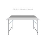 Table droite déclinable – Table de marché primeur | Matériel Forain