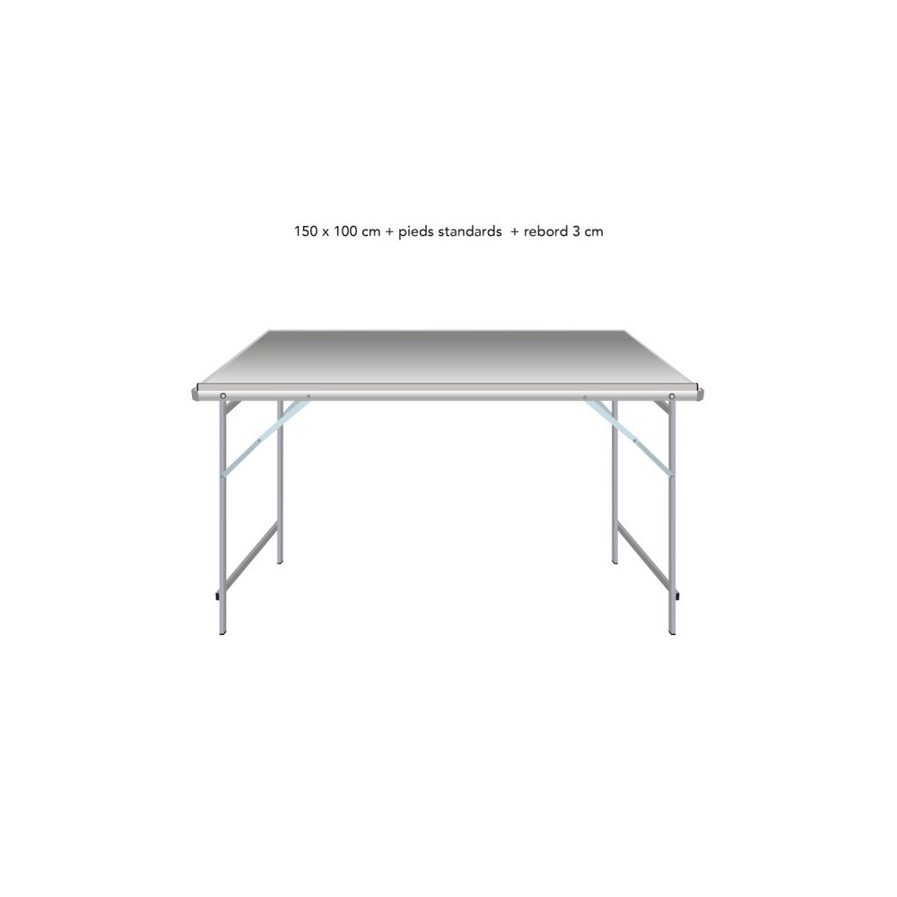 Table droite déclinable – Table de marché primeur | Matériel Forain