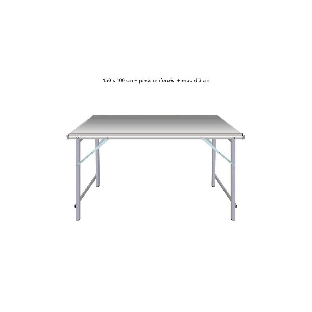 Table droite déclinable – Table de marché primeur | Matériel Forain