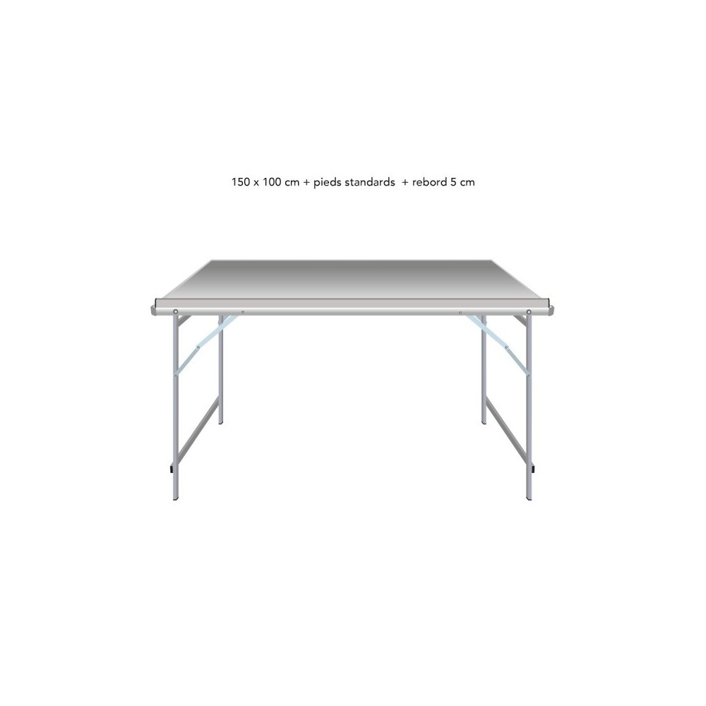 Table droite déclinable – Table de marché primeur | Matériel Forain