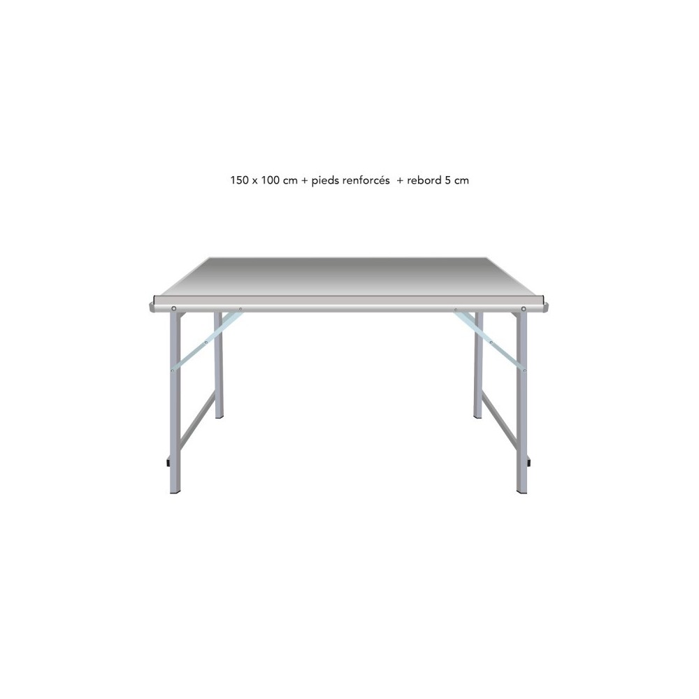 Table droite déclinable – Table de marché primeur | Matériel Forain
