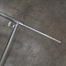 PORTE HABIT LONG FIXE AVEC ROULETTES ACIER ET RALLONGES POR008 Penderie