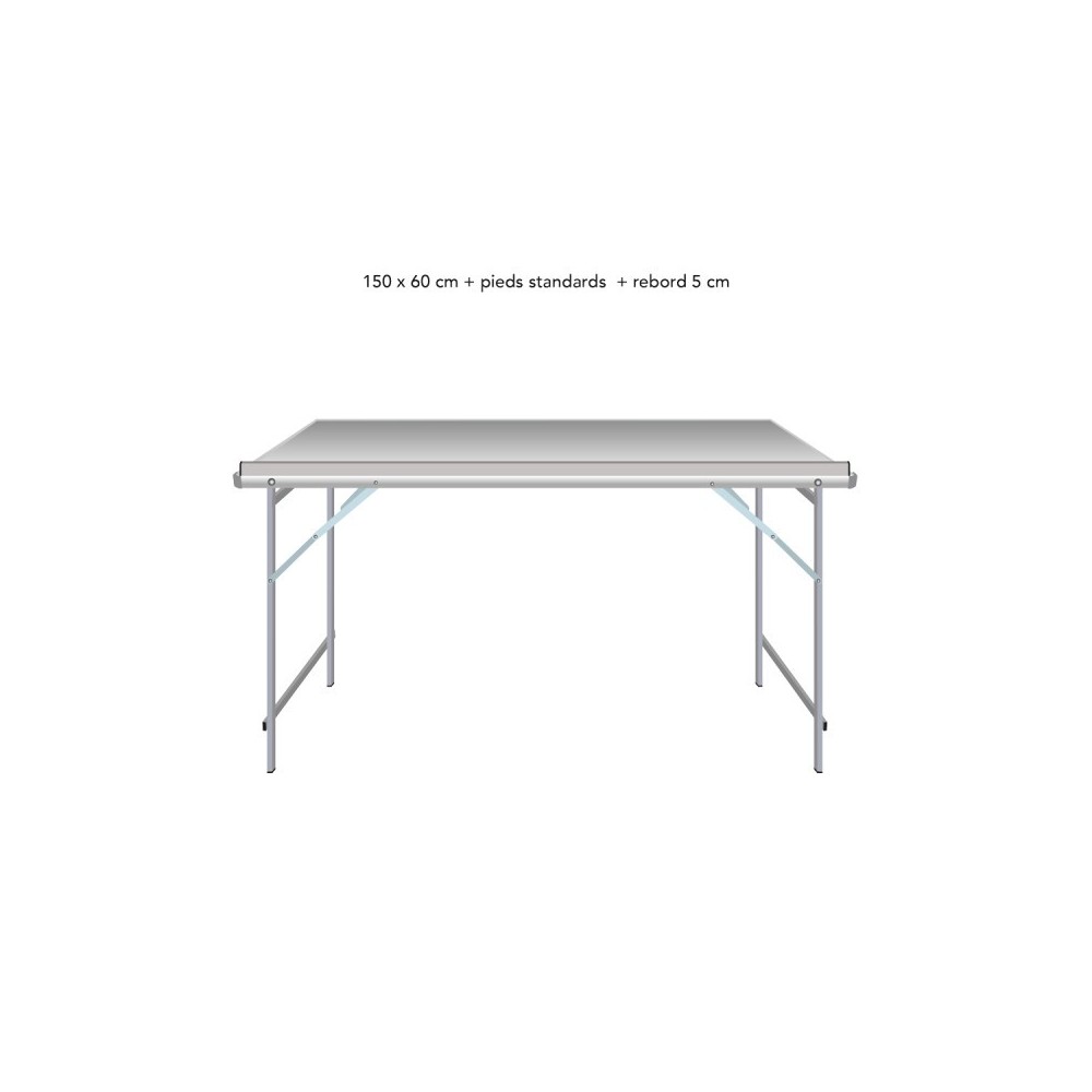 Table droite déclinable – Table de marché primeur | Matériel Forain
