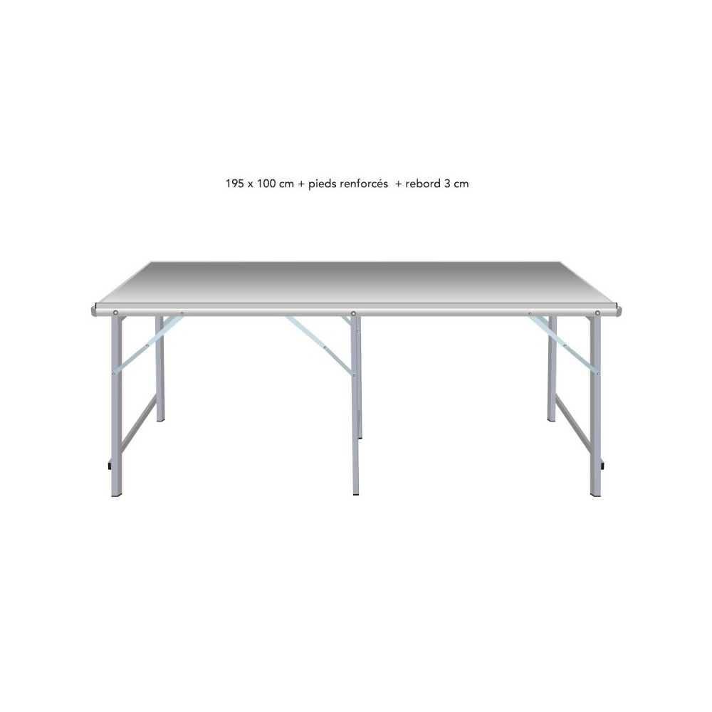 Table droite déclinable – Table de marché primeur | Matériel Forain