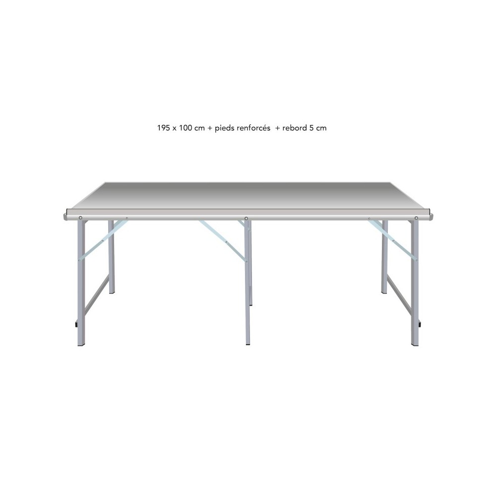 Table droite déclinable – Table de marché primeur | Matériel Forain