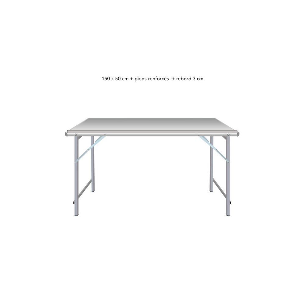 Table droite déclinable – Table de marché primeur | Matériel Forain
