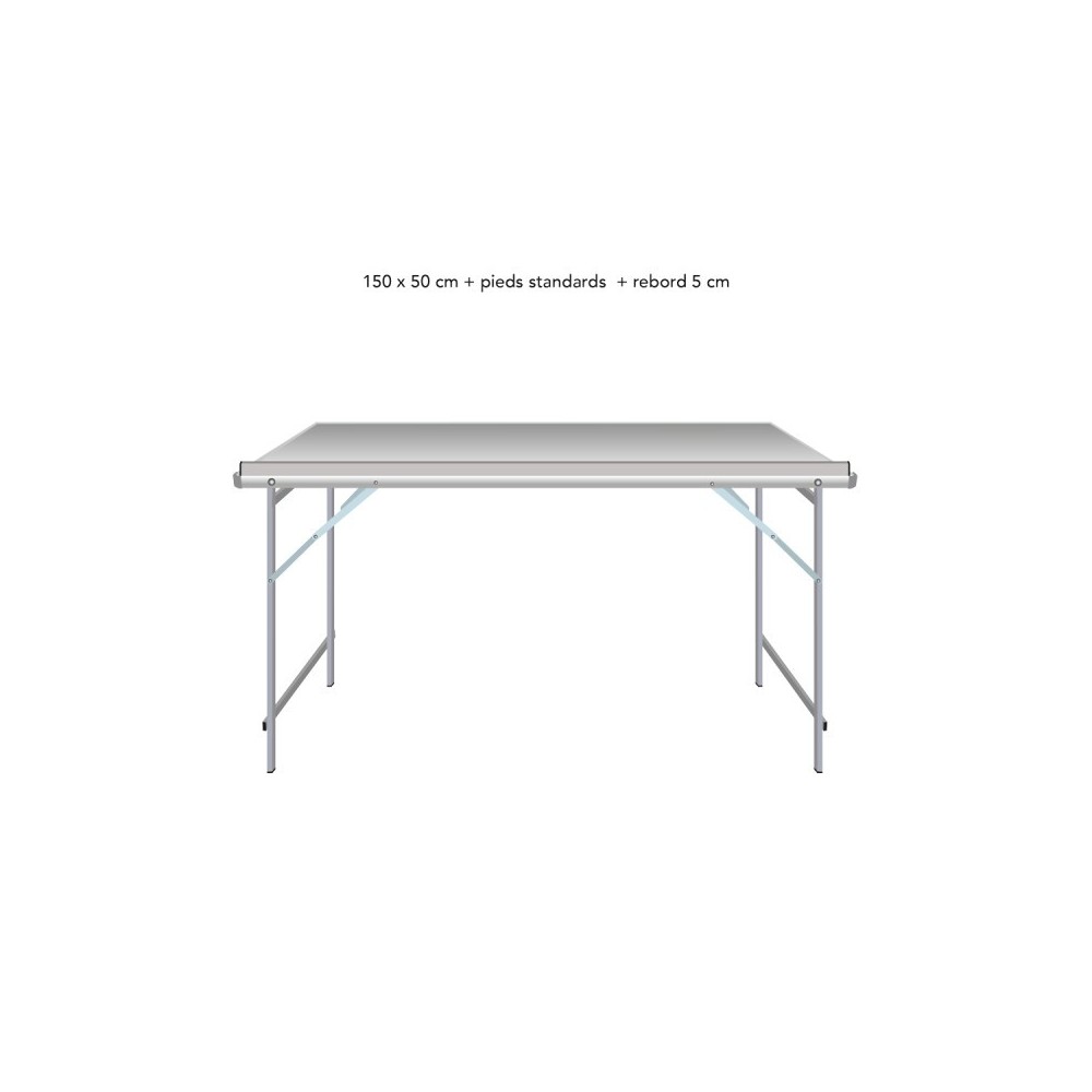 Table droite déclinable – Table de marché primeur | Matériel Forain