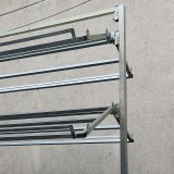 Porte cagettes 3 étages à roulettes double - Etalage | Matériel Forain