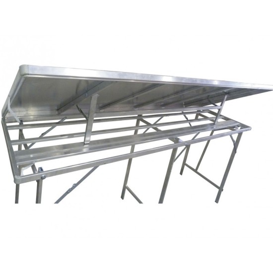 Table grande inclinaison réglable déclinable – Table de marché primeur | Matériel Forain