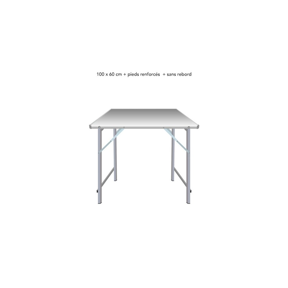 Table droite déclinable – Table de marché primeur | Matériel Forain