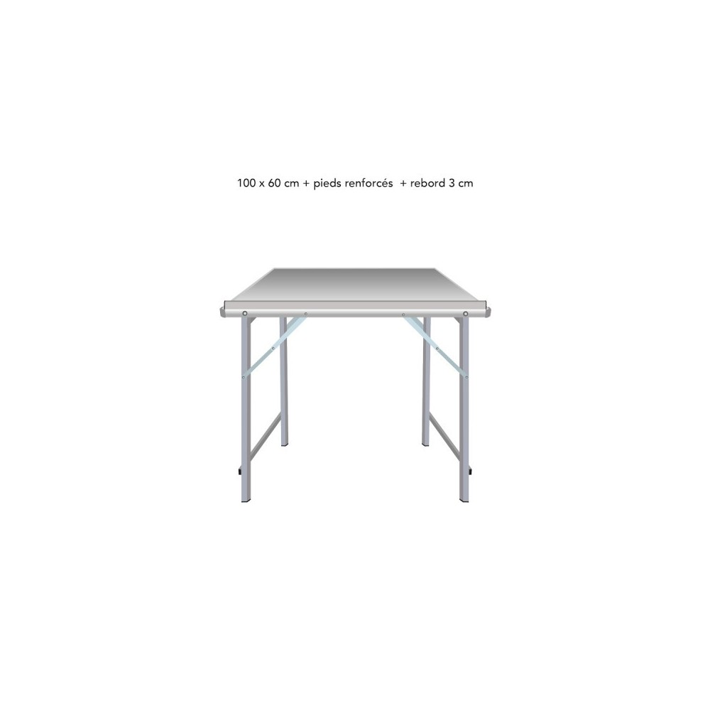 Table droite déclinable – Table de marché primeur | Matériel Forain