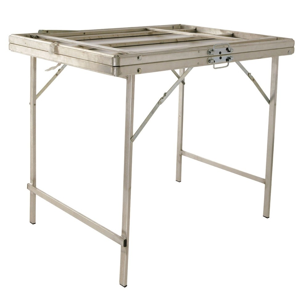 Customizable two-part aluminum table – Tables | Matériel Forain