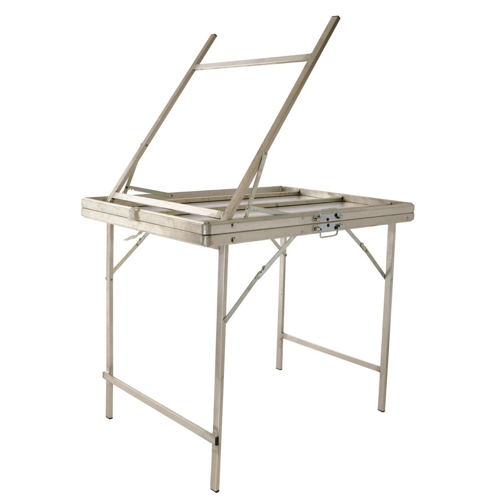 Customizable two-part aluminum table – Tables | Matériel Forain