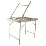 Customizable two-part aluminum table – Tables | Matériel Forain