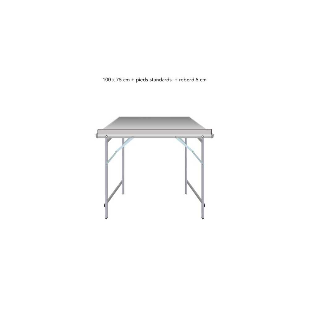 Table droite déclinable – Table de marché primeur | Matériel Forain