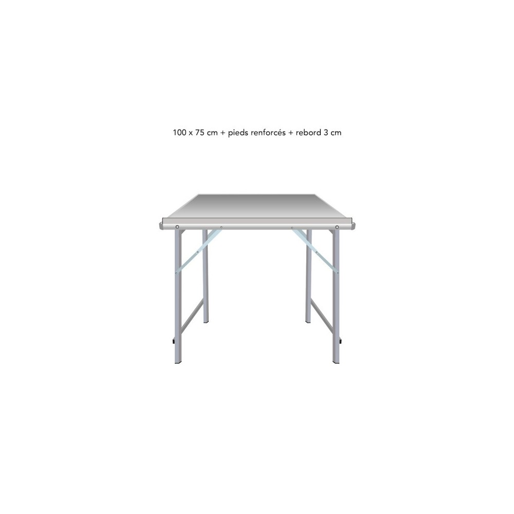 Table droite déclinable – Table de marché primeur | Matériel Forain