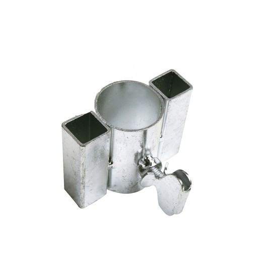 Square pole socket Ø 37 mm – Stand | Matériel Forain