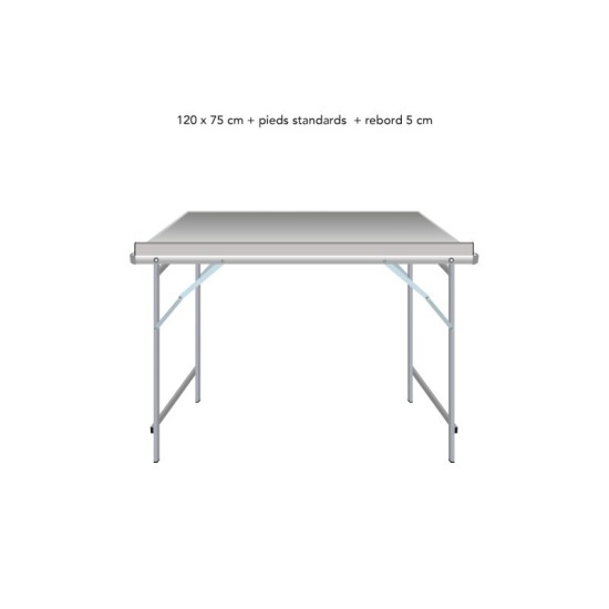 Table droite déclinable – Table de marché primeur | Matériel Forain