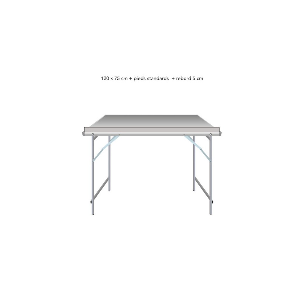 Table droite déclinable – Table de marché primeur | Matériel Forain