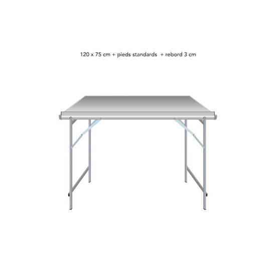Table droite déclinable – Table de marché primeur | Matériel Forain