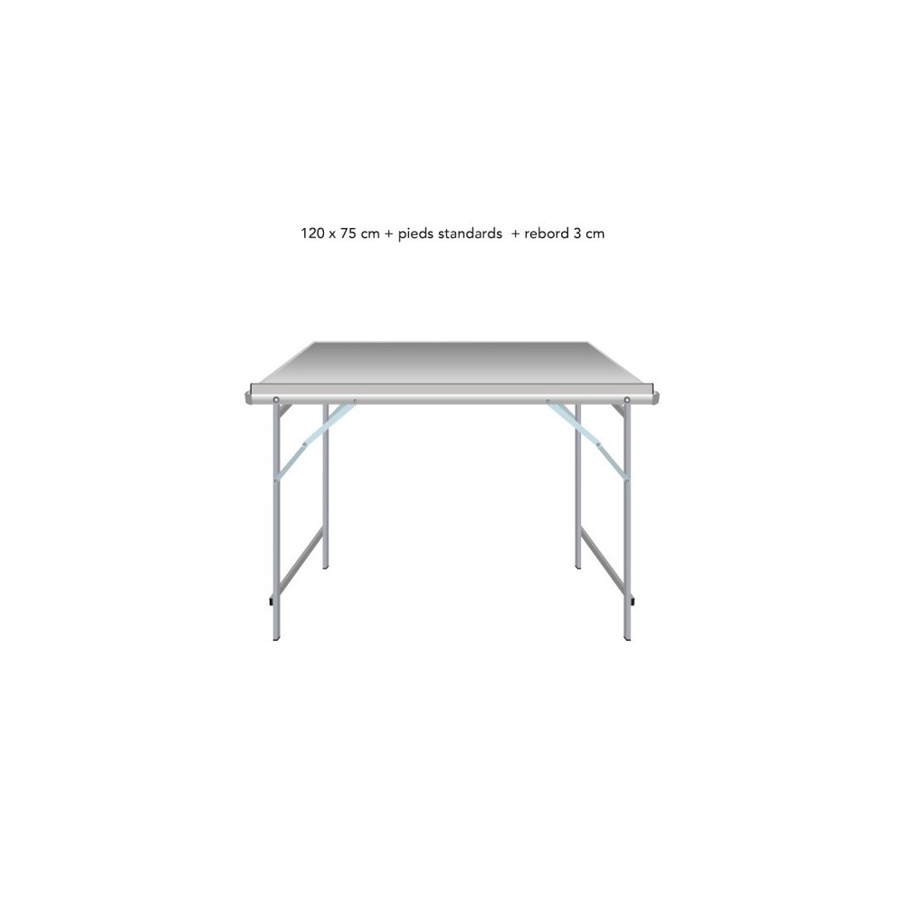 Table droite déclinable – Table de marché primeur | Matériel Forain