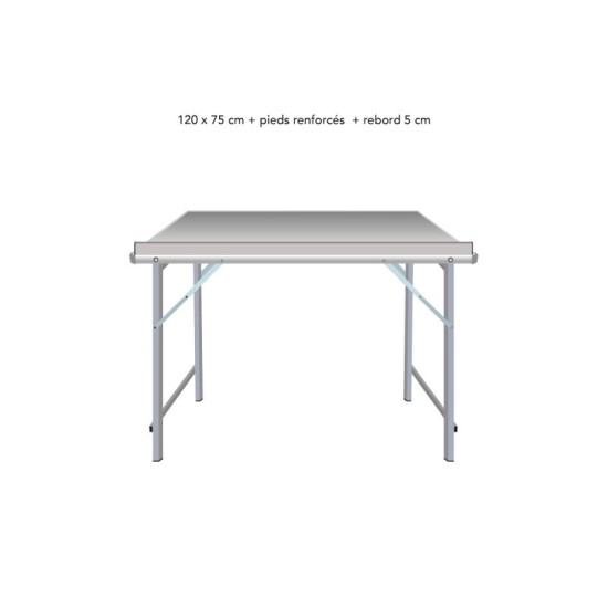 Table droite déclinable – Table de marché primeur | Matériel Forain