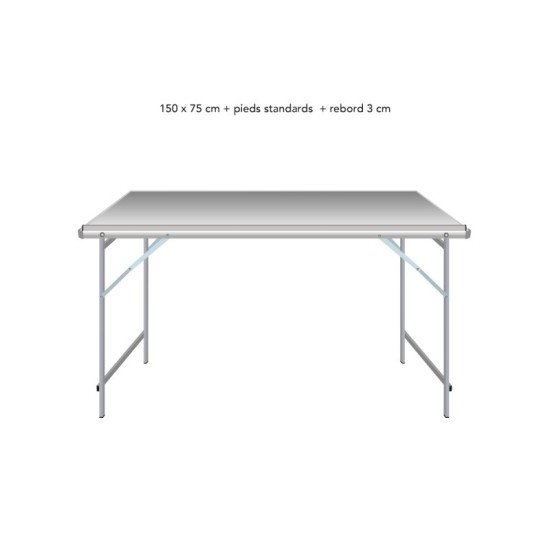 Table droite déclinable – Table de marché primeur | Matériel Forain