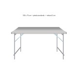 Table droite déclinable – Table de marché primeur | Matériel Forain