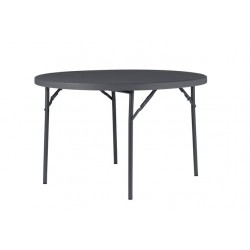 TABLE PVC RONDE PIEDS PLIABLES 120 x 120 NEW ZOWN CLASSIC TPVCR001 Accueil