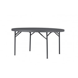 TABLE PVC RONDE PIEDS PLIABLES 150 x 150 NEW ZOWN CLASSIC TPVCR002 Tables PVC