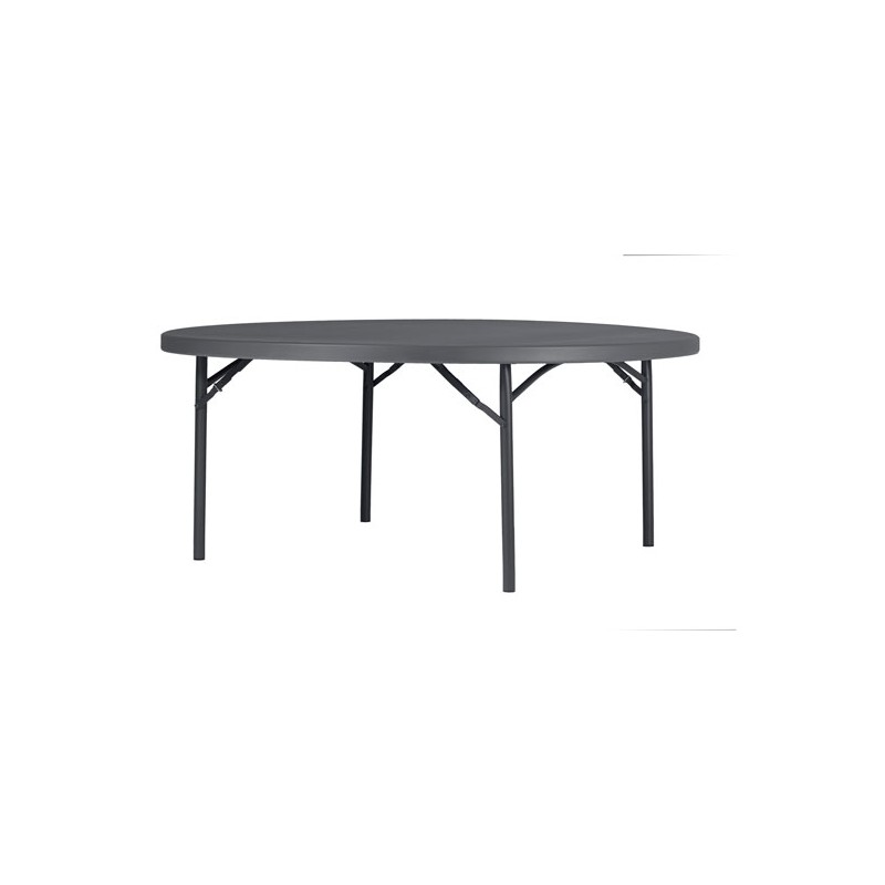 TABLE PVC RONDE PIEDS PLIABLES 180 x 180 NEW ZOWN CLASSIC TPVCR003 Accueil